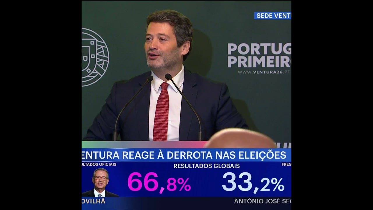 André Ventura: “Superámos a percentagem da AD. Os portugueses colocaram-nos no caminho para gover...