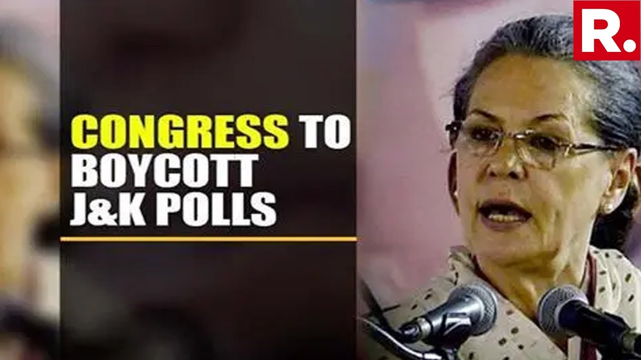 Congress Boycotts Democracy: Won't Contest Local Polls In Jammu & Kashmir