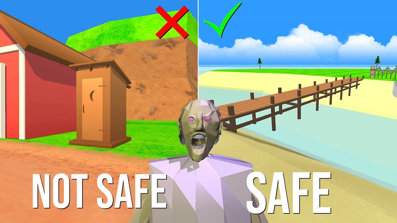 Dude Theft Wars Which place is the Safest to Hide From Granny (Part 4) !!! 🤔🤔🤔