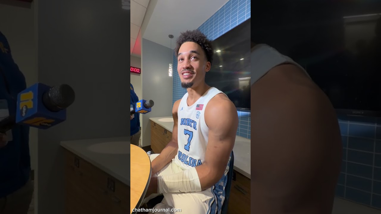 Seth Trimble after UNC basketball win over Virginia Tech - 2.28.26