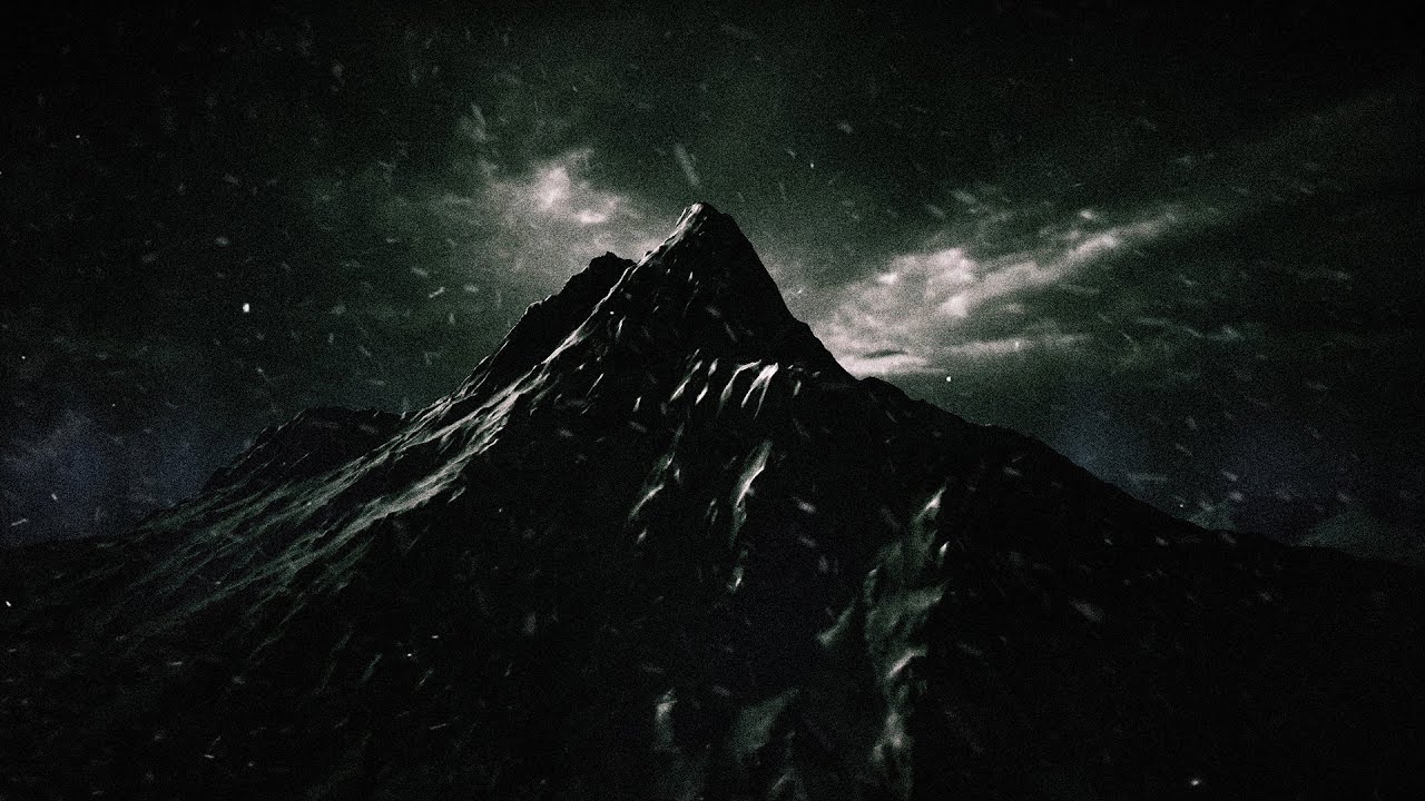 Mountain Snowstorm Sounds to Relax and Fall Asleep | Dimmed Screen Blizzard Animation