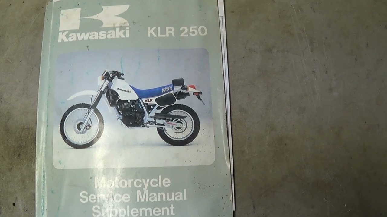 Обзор / обзор Kawasaki KLR 22 Cent Carb Mod.