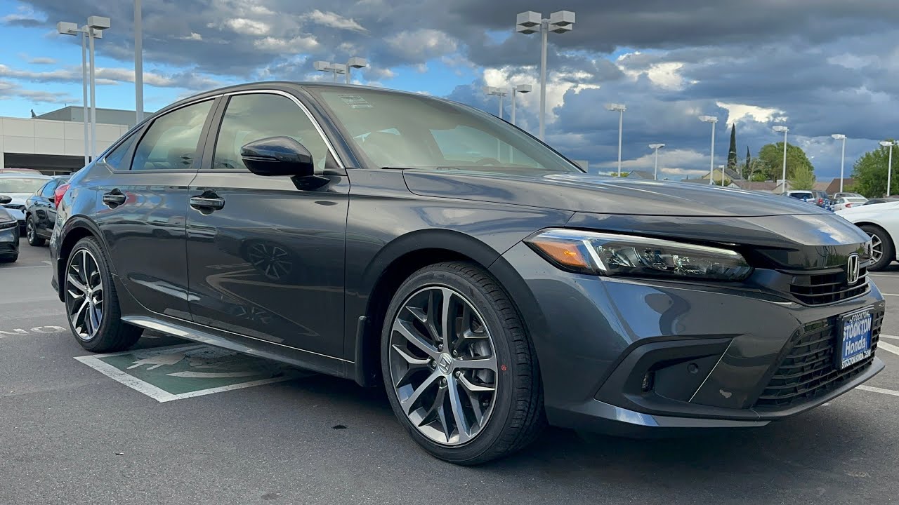 Meteorite Gray Metallic 2024 HONDA Civic Touring