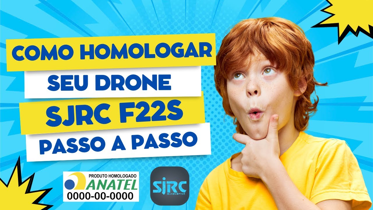 Como Homologar seu drone SJRC F22s na Anatel Grátis