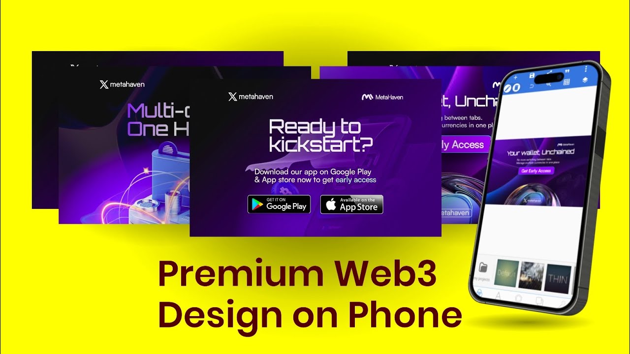 HOW TO DESIGN A WEB3 FLYER IN PIXELLAB
