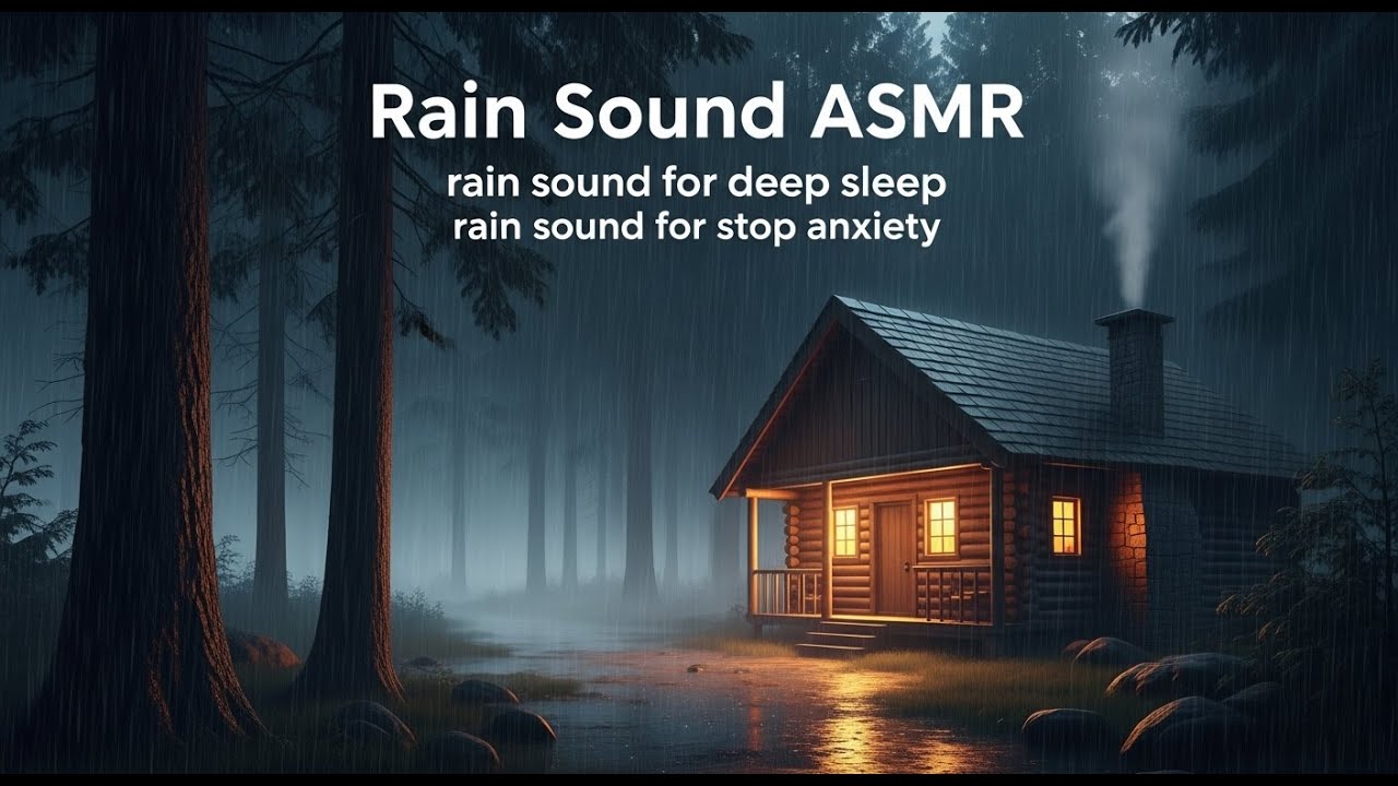 Dreamy Rainfall and Thunder Atmosphere for Deep Sleep and Stress Release to Drift into Deep Sle