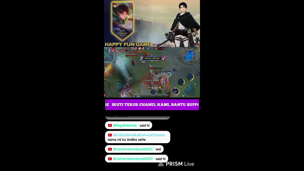 MABAR AKHIR SEASON BERSAMA LEVI ACKERMAN !!!!