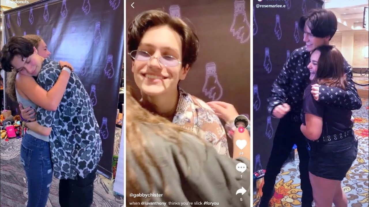 lilhuddy hugging fans compilation *part 2*