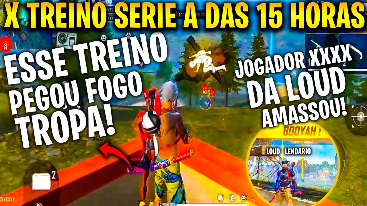 X TREINO LBFF - LOUD, B4, LGD, SANTOS, PAIN - MISTERIOSA DA LOUD AMASSA, DEADGOD QUASE LEVA SQUAD!