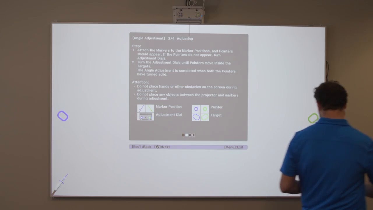 Epson BrightLink Pro | Part 6: How to Calibrate the Whiteboard/Wall Mount System