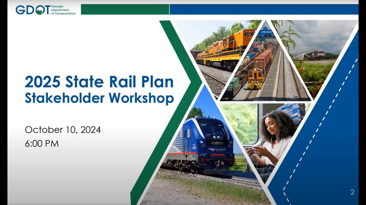 2025 Georgia State Rail Plan Stakeholder Workshop (Oct 2024)