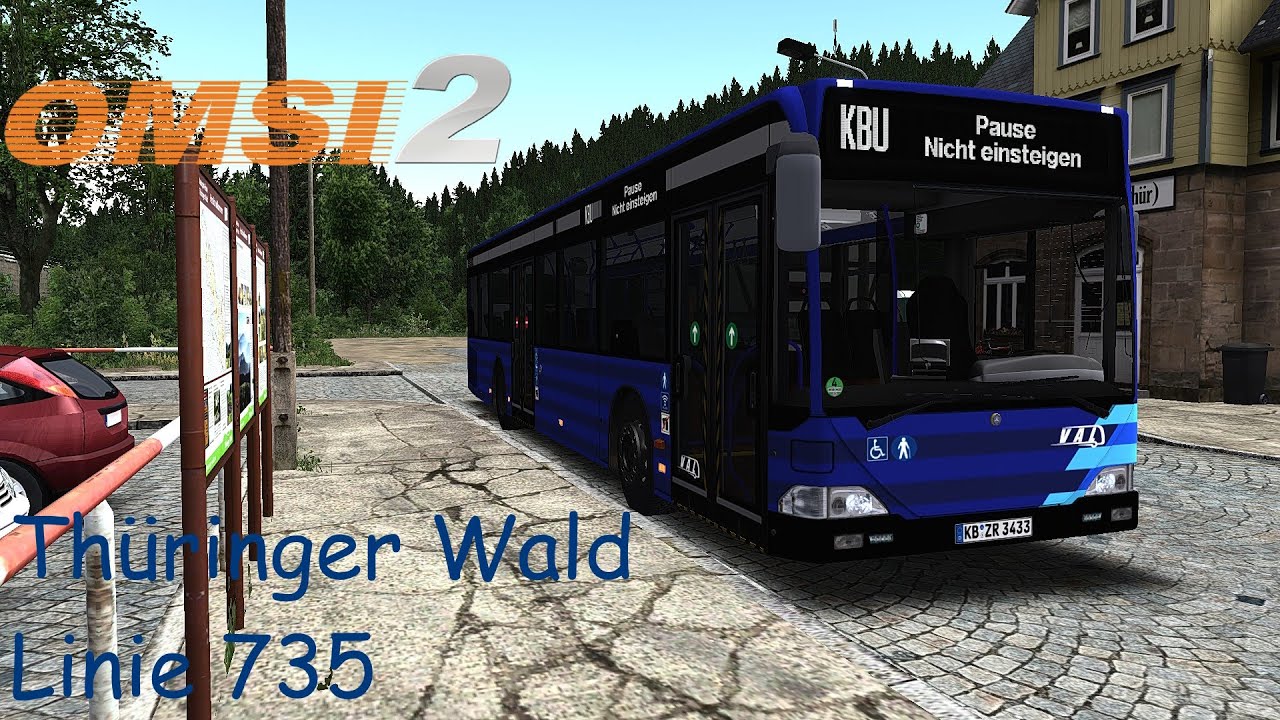 Omsi 2 Map Thüringer Wald Linie 735 (Chaos fahrt)