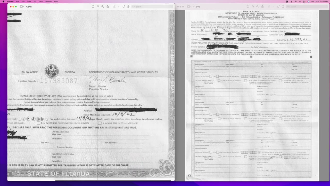 How to fill out Florida Title