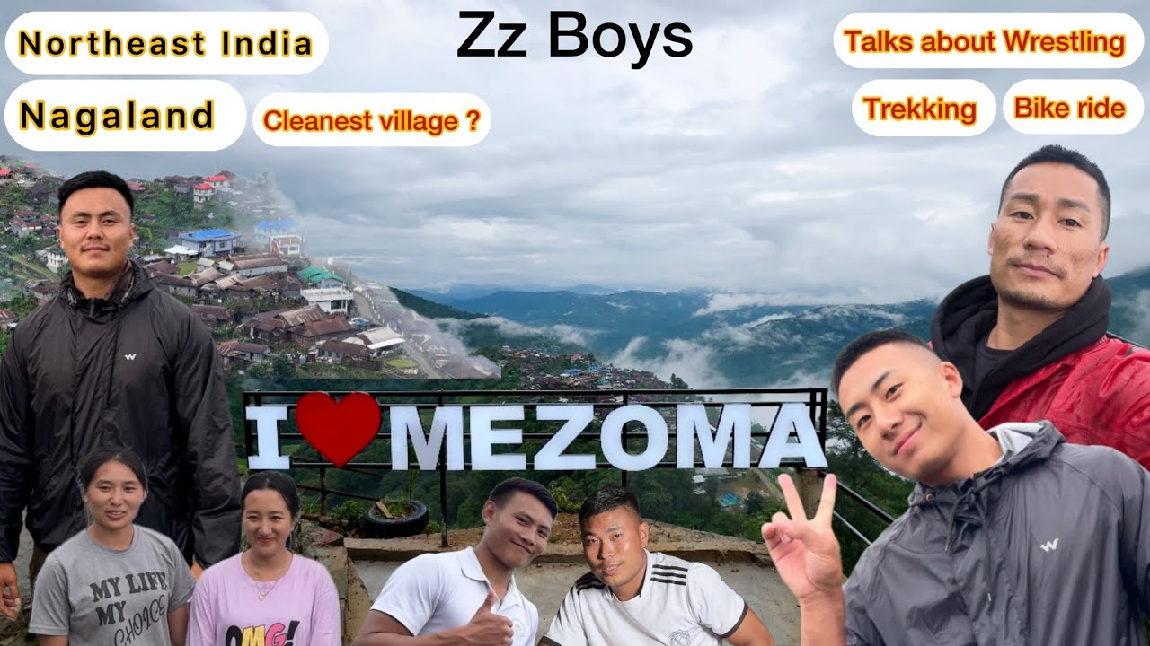 NAGA Wrestler  HULUYI & VEMELE  first visit to MEZOMA Village with VEKUTO Vlogs