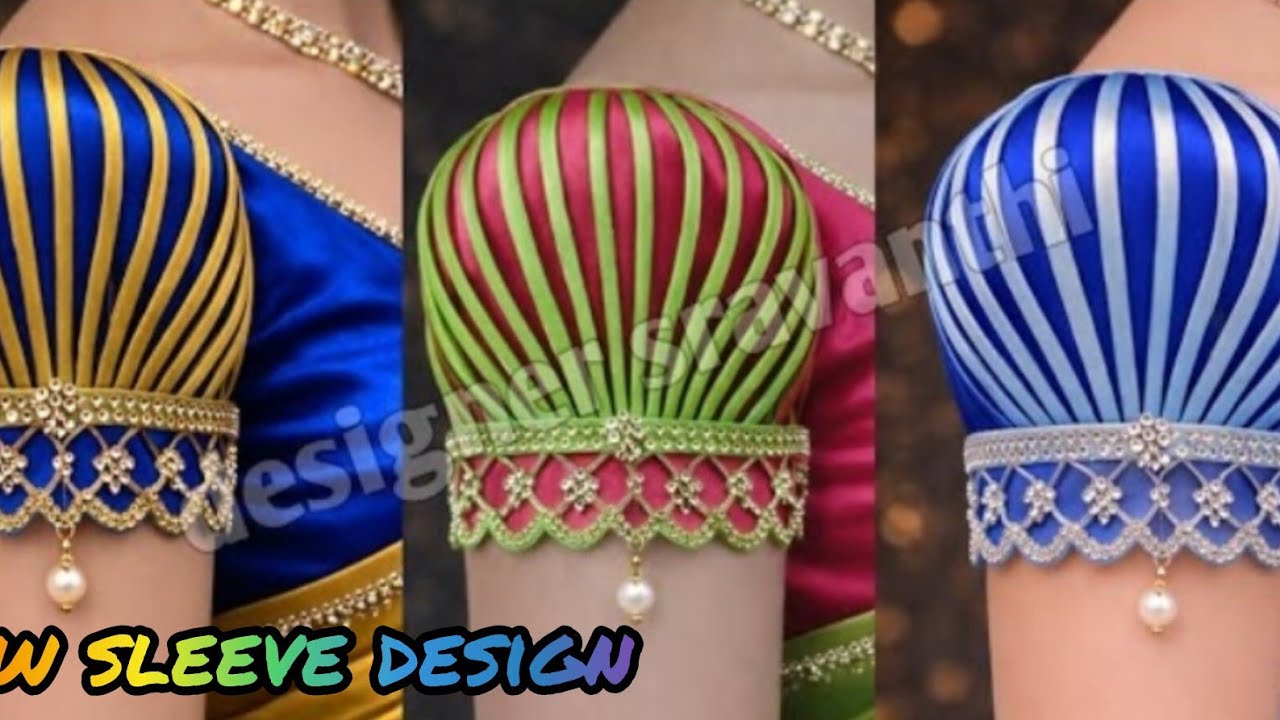 😱😍🥰নতুন ডিজাইন ব্লাউজ হাতা ? new blouse sleeve design cutting at for home 😍🥰