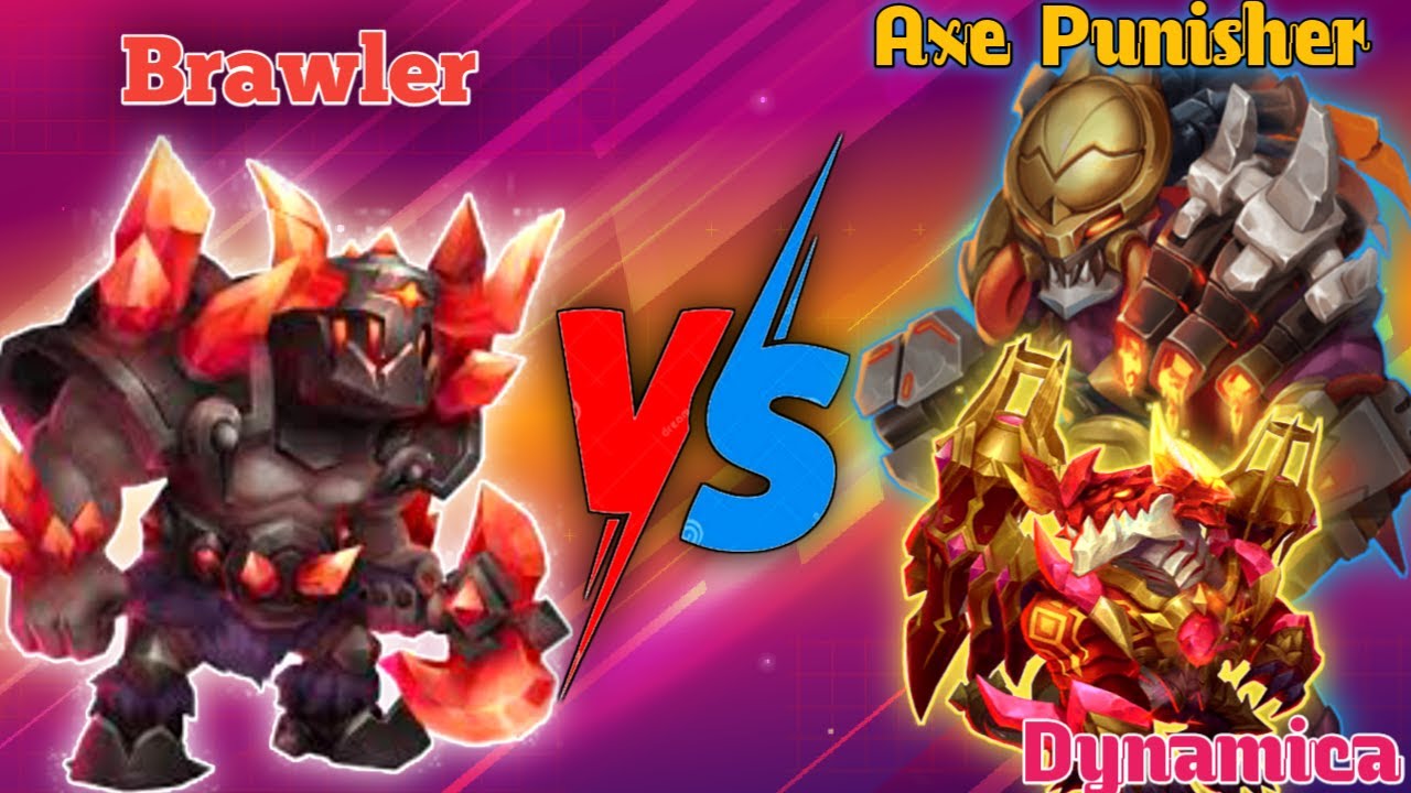 New Brawler warden vs Dynamica & Axe Punisher | Castle Clash