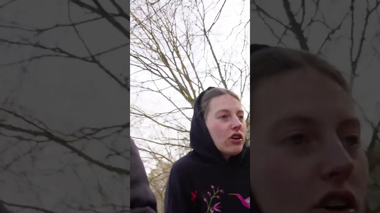 Nienke heeft het heel koud 