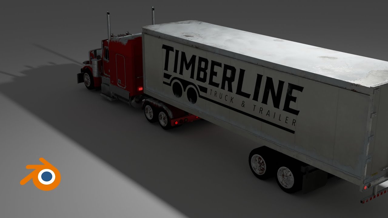 How to Rig a Heavy Semi/Euro Truck in Blender 3.6