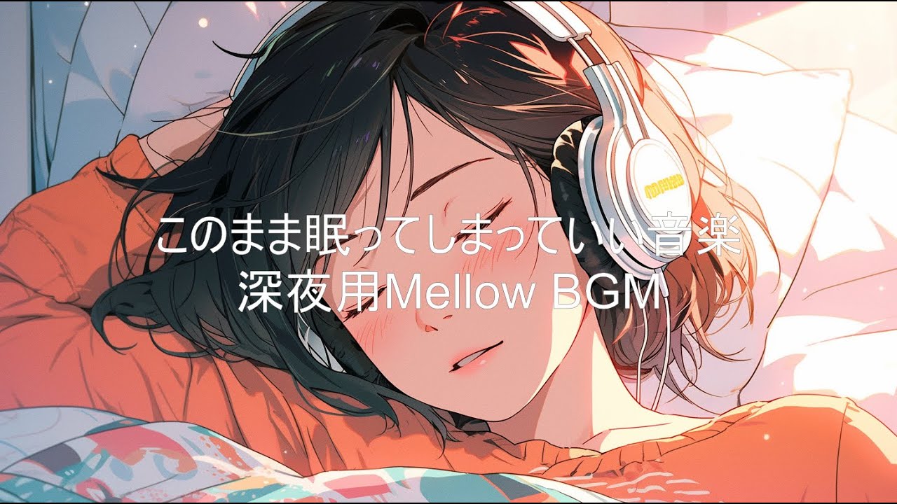 このまま眠ってしまっていい音楽｜深夜用Mellow BGM【作業・勉強・読書・睡眠のためのBGM】