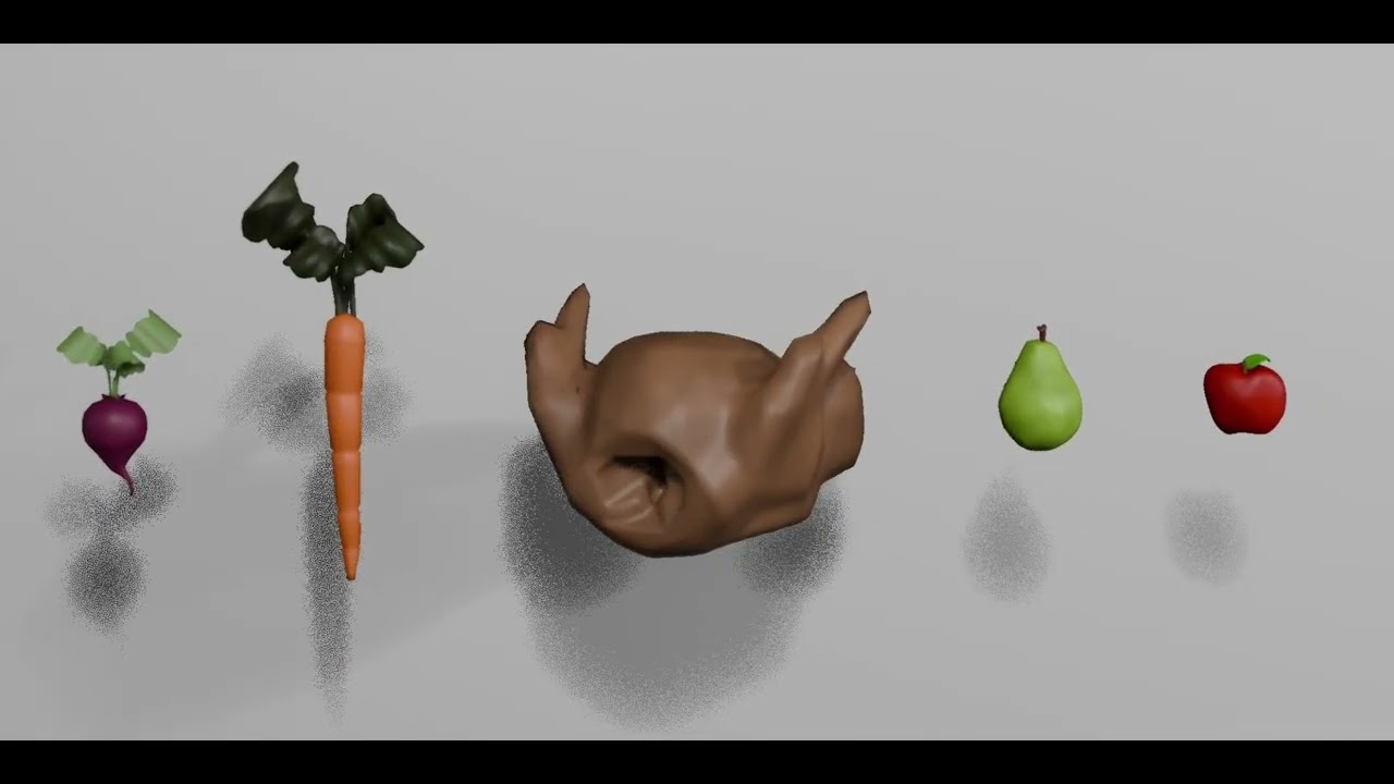 Food Asset Pack - Low Poly (Asset Showcase)