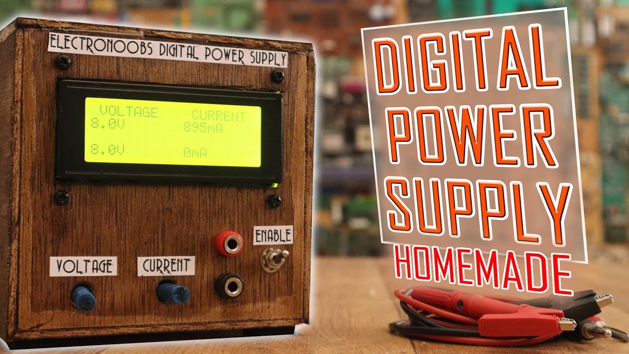 Homemade digital power supply with Arduino