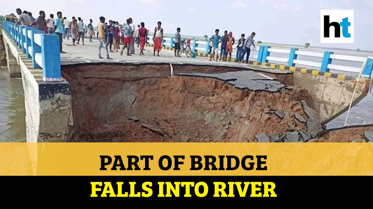 Bihar CM faces flak as part of month-old bridge falls into Gandak river