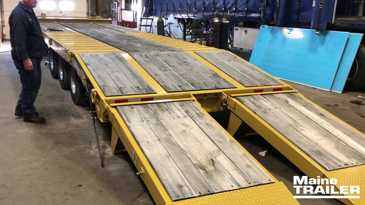 Air Powered Ramp - Equipment Trailer 