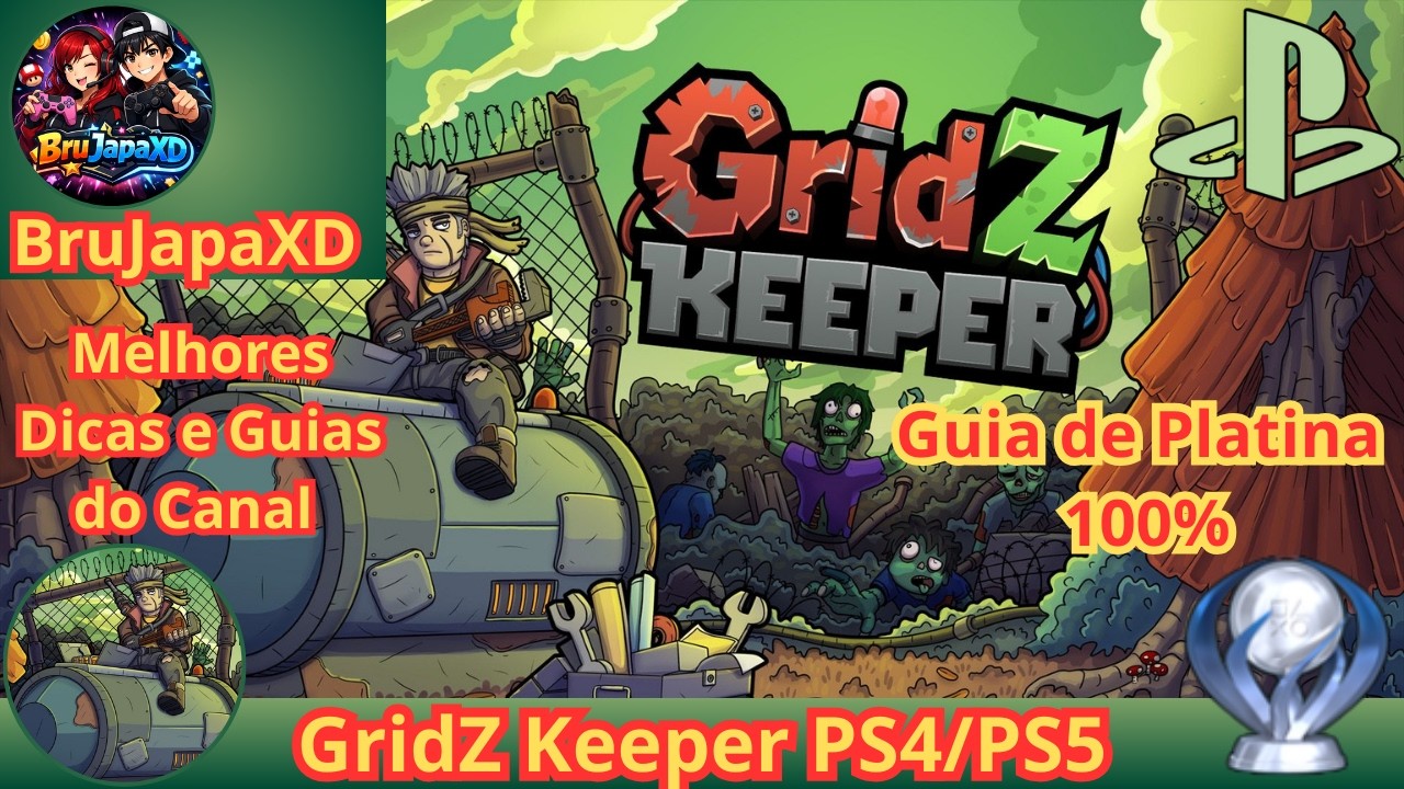 GridZ Keeper PS4/ PS4/PS5 Salvando o Mundo da Queda de Energia p/Sobreviver ao Apocalipse