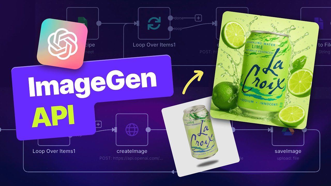 Use OpenAI&rsquo;s NEW Image Generation API with n8n to create stunning images (Step by Step Tutorial)