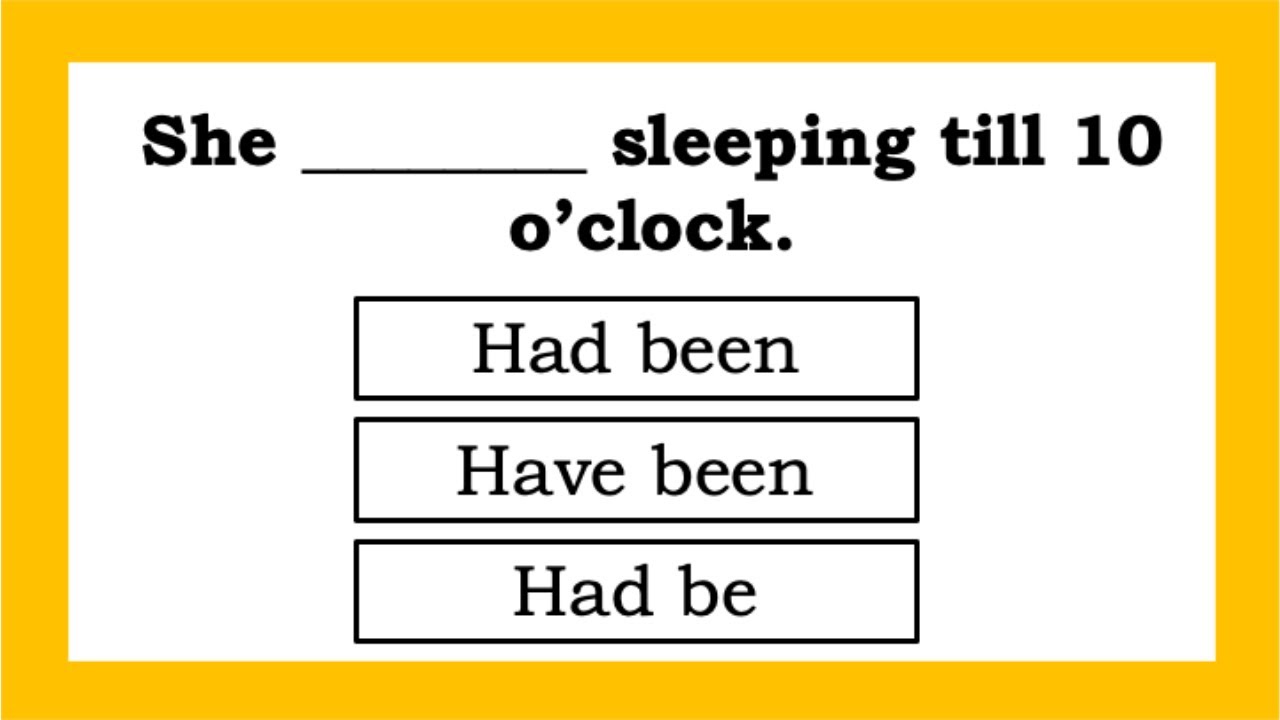 PAST PERFECT CONTINUOUS Quiz 📚  Can you pass this Quiz?