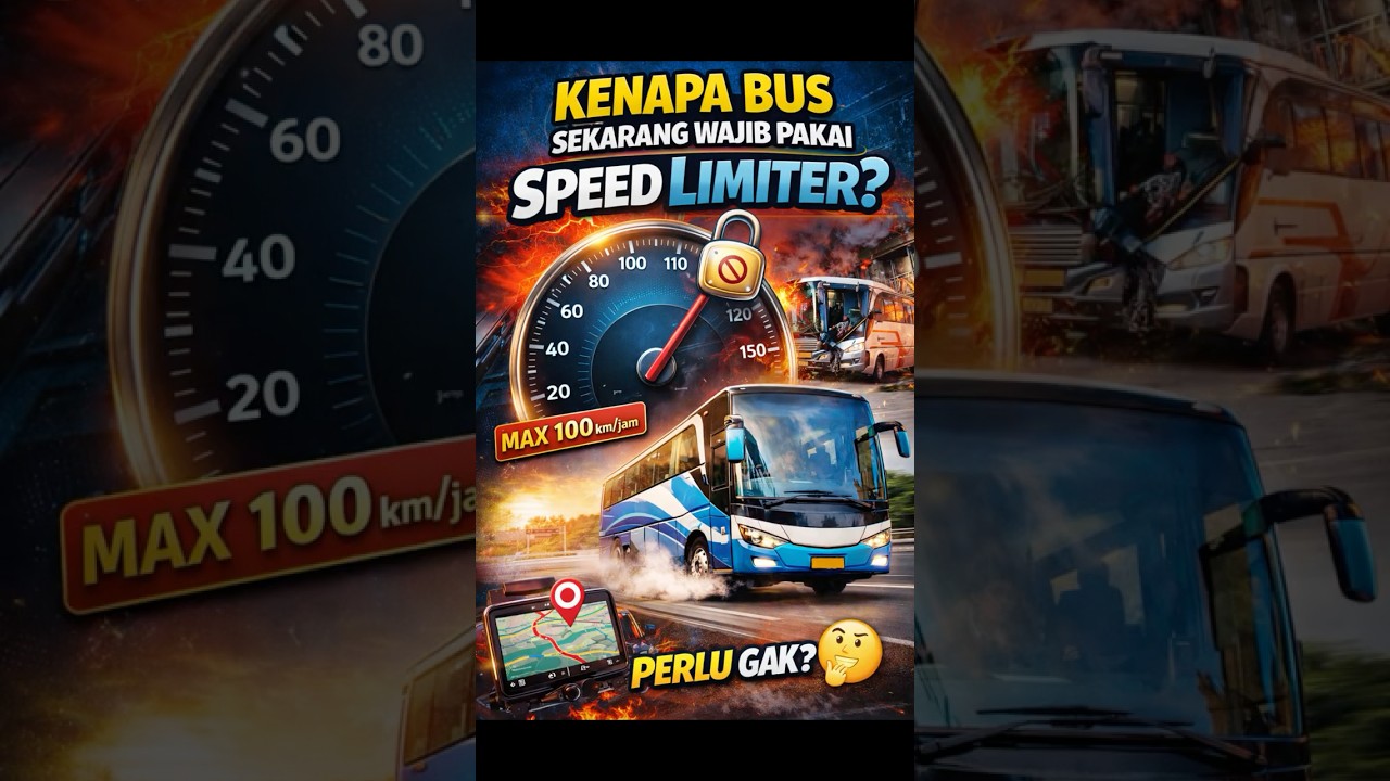 Kenapa Bus Baru Sekarang Wajib Pakai Speed Limiter?