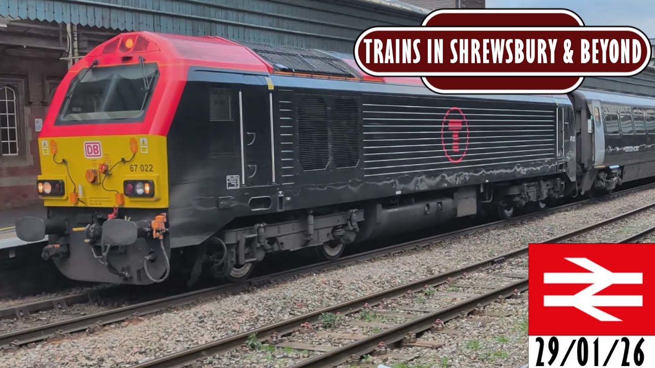 Trains In Shrewsbury 29/01/26