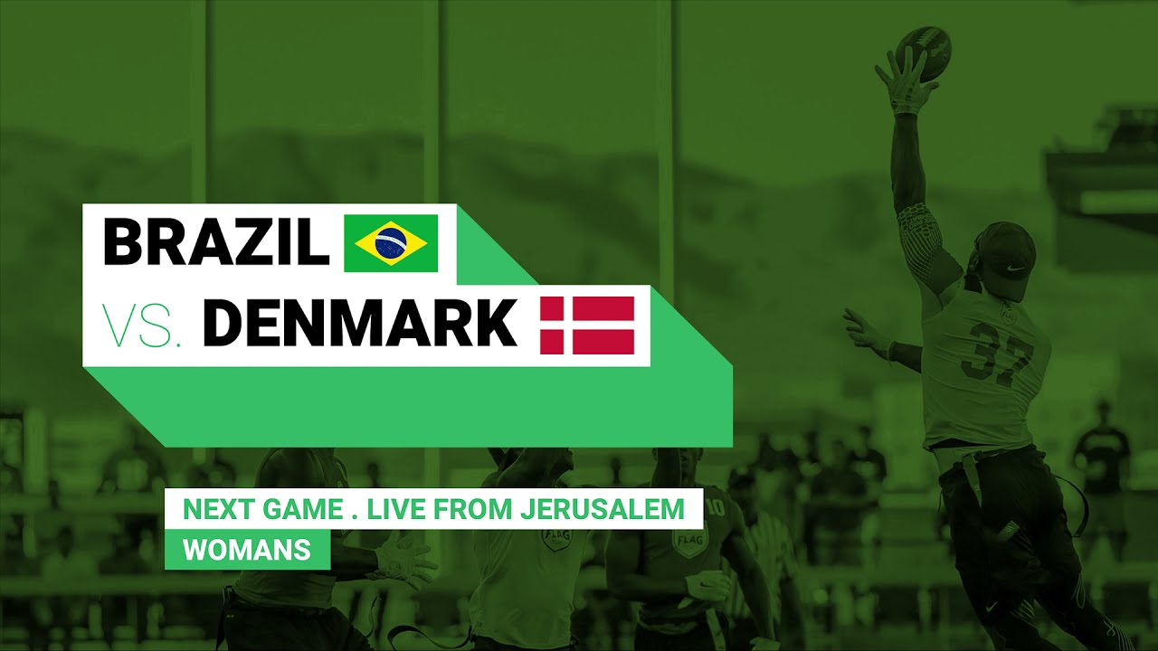 Flag Football World Championships 2021, Day 1, BRAZIL v DENMARK (Men)