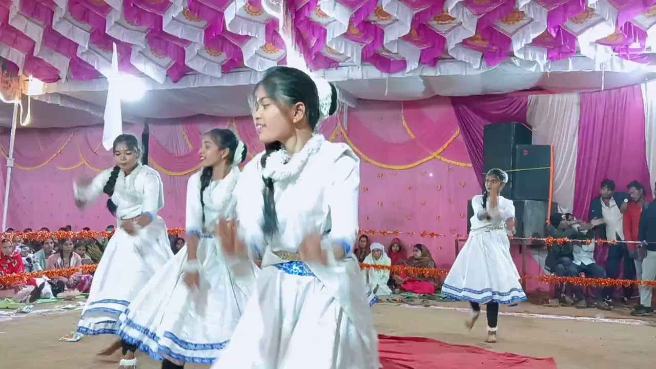 बालिका पंथी पार्टी मोहतरा गिधौरी जयंती कार्यक्रम आदर्श ग्राम गोधना जिला जांजगीर चांपा #cgpanthi  