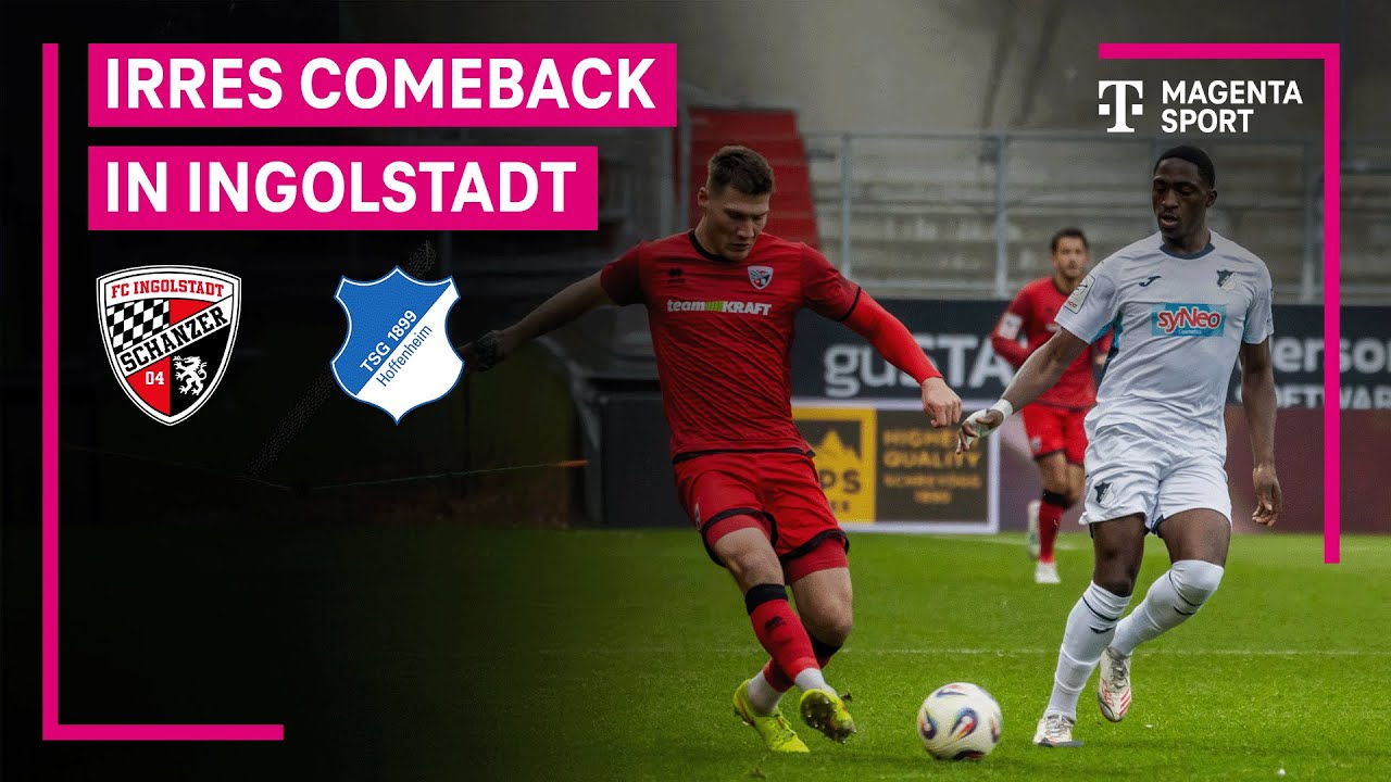 FC Ingolstadt &ndash; TSG Hoffenheim II, Highlights mit Live-Kommentar | 3. Liga | MAGENTA SPORT