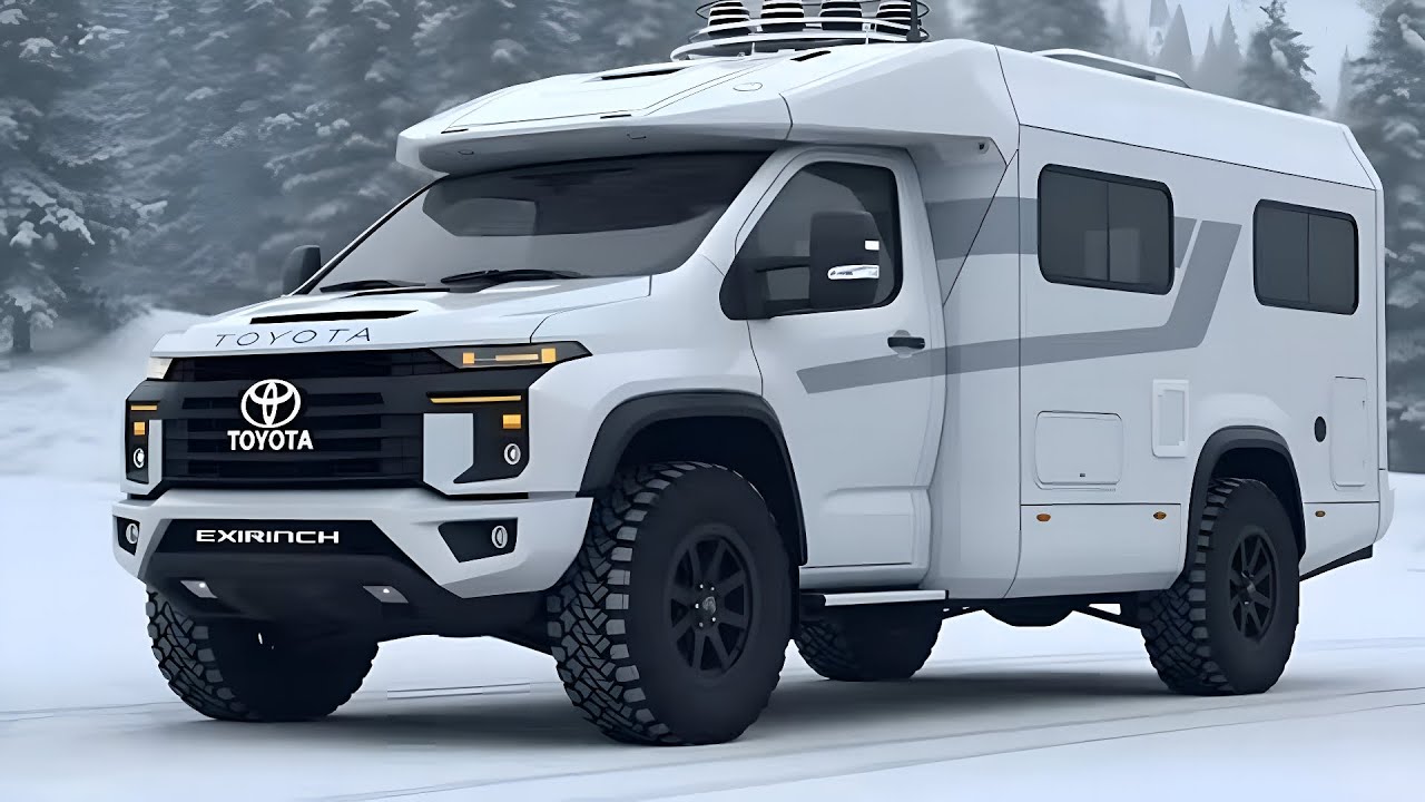 2026 Toyota Luxury Camper RV — Роскошный автодом будущего с комфортом и стилем