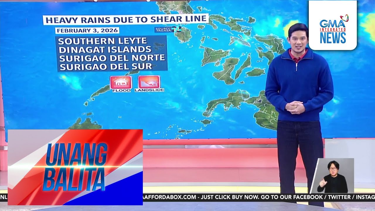 Weather update as of 6 AM (February 2, 2026) | Unang Balita
