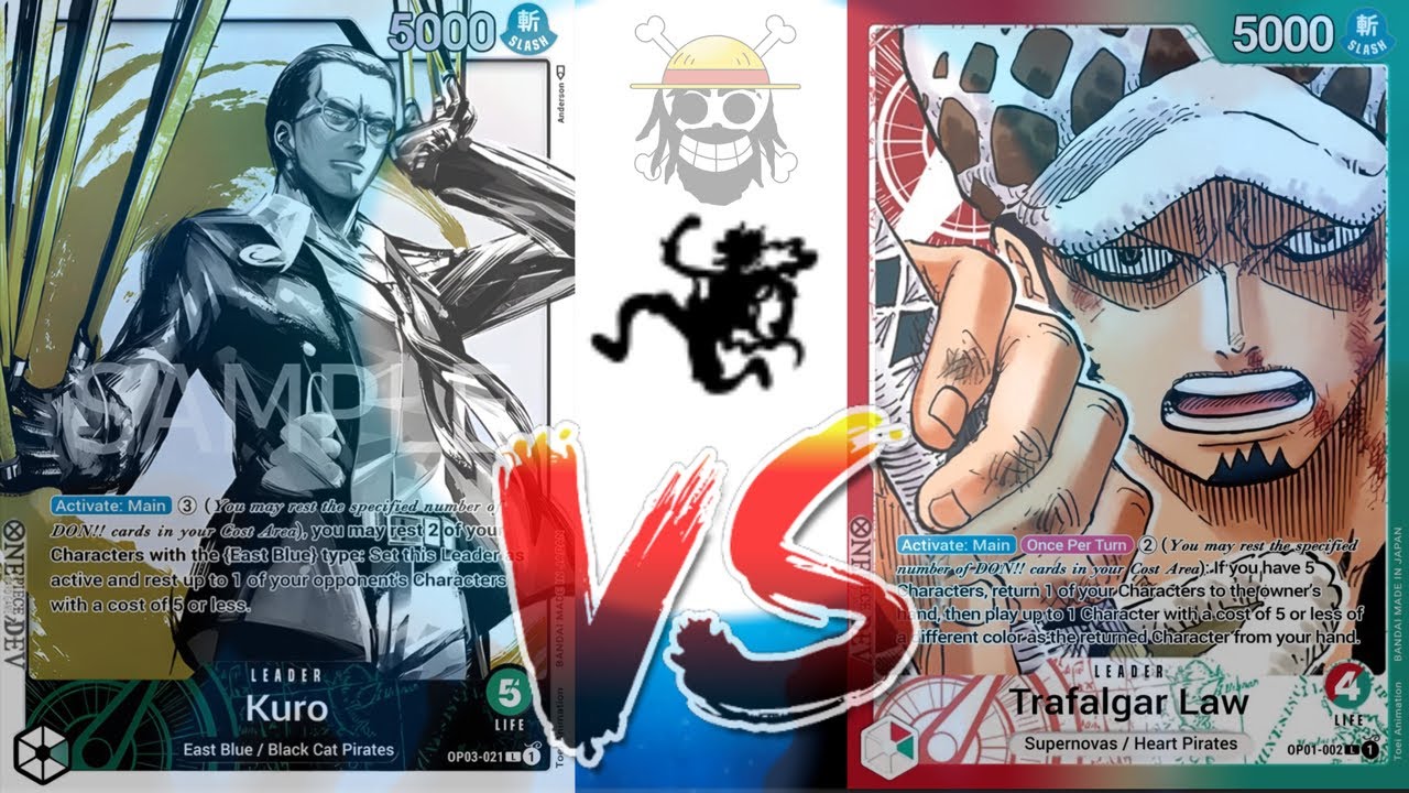 One Piece TCG OP05 Kuro (YoungG) Vs Trafalgar Law (Mark) BIG BRAINED PLAYS TOWARDS THE END 🧠