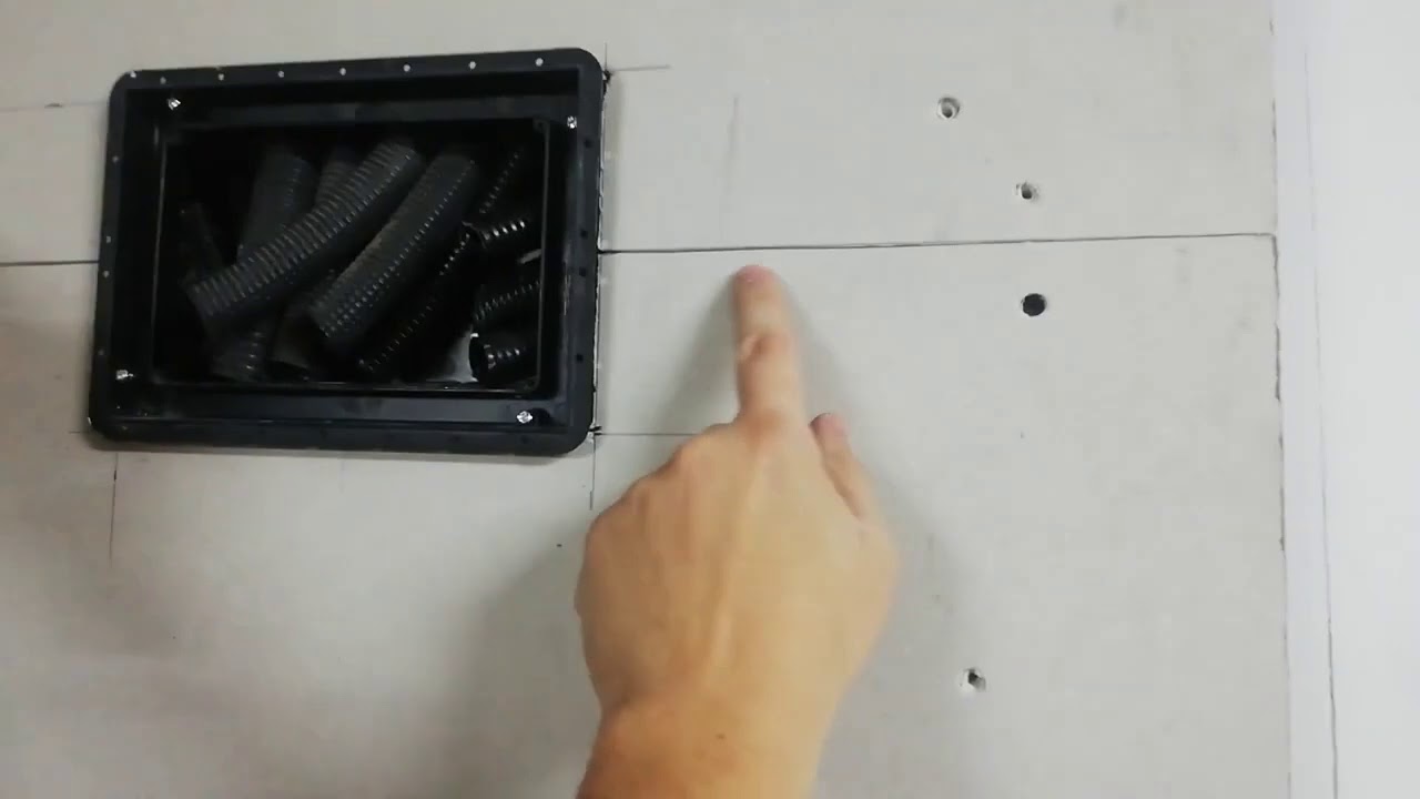 Trasdosados colocación de caja ImanBox en trasdosados