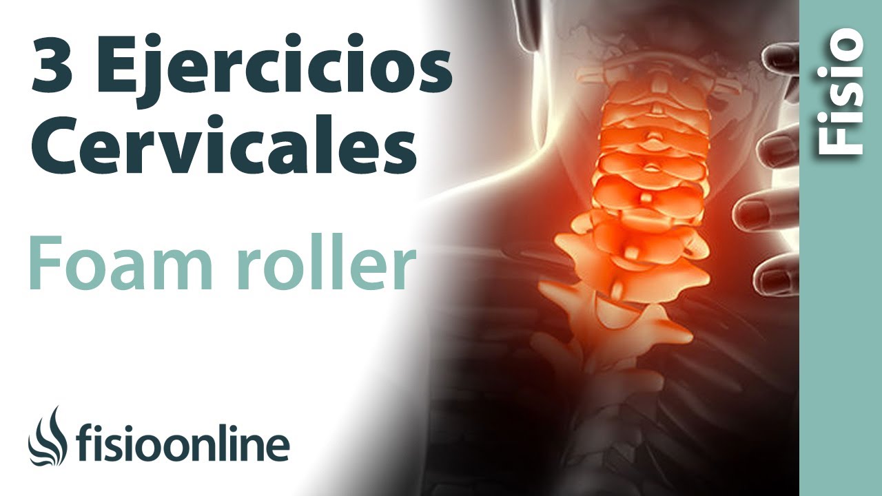 Los 3 mejores ejercicios con FOAM ROLLER para tus CERVICALES
