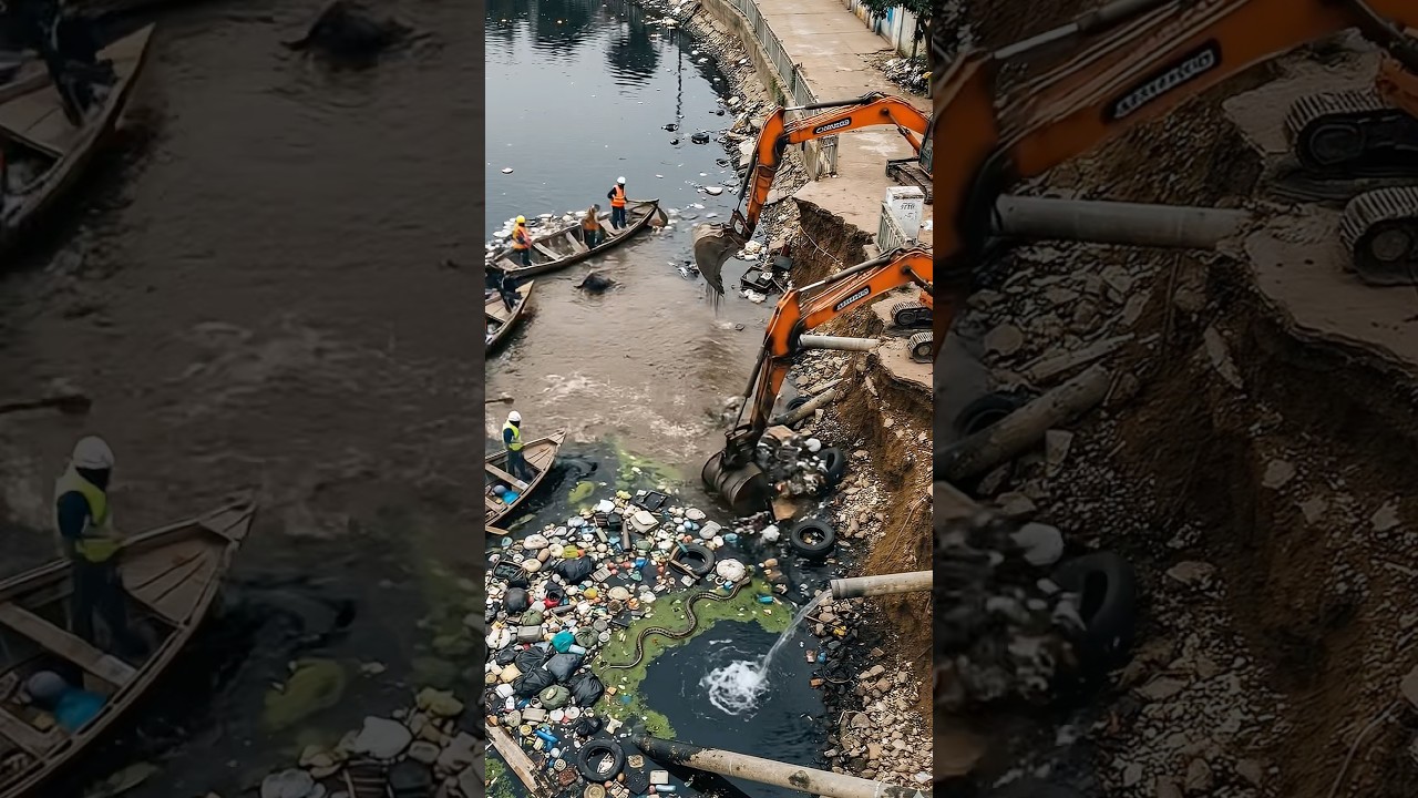 From Polluted City Lake to Luxury Urban Paradise | Unbelievable Lake Transformation