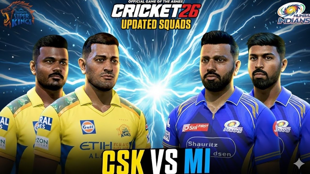 CSK vs MI High Voltage Match 💛💙 | Cricket 26 Gameplay