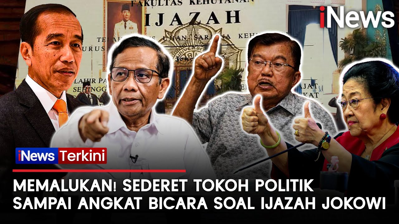 Kisruh Ijazah Jokowi Tak Kunjung Reda! Megawati, Mahfud MD hingga JK Ikut Bersuara | iNews Terkini