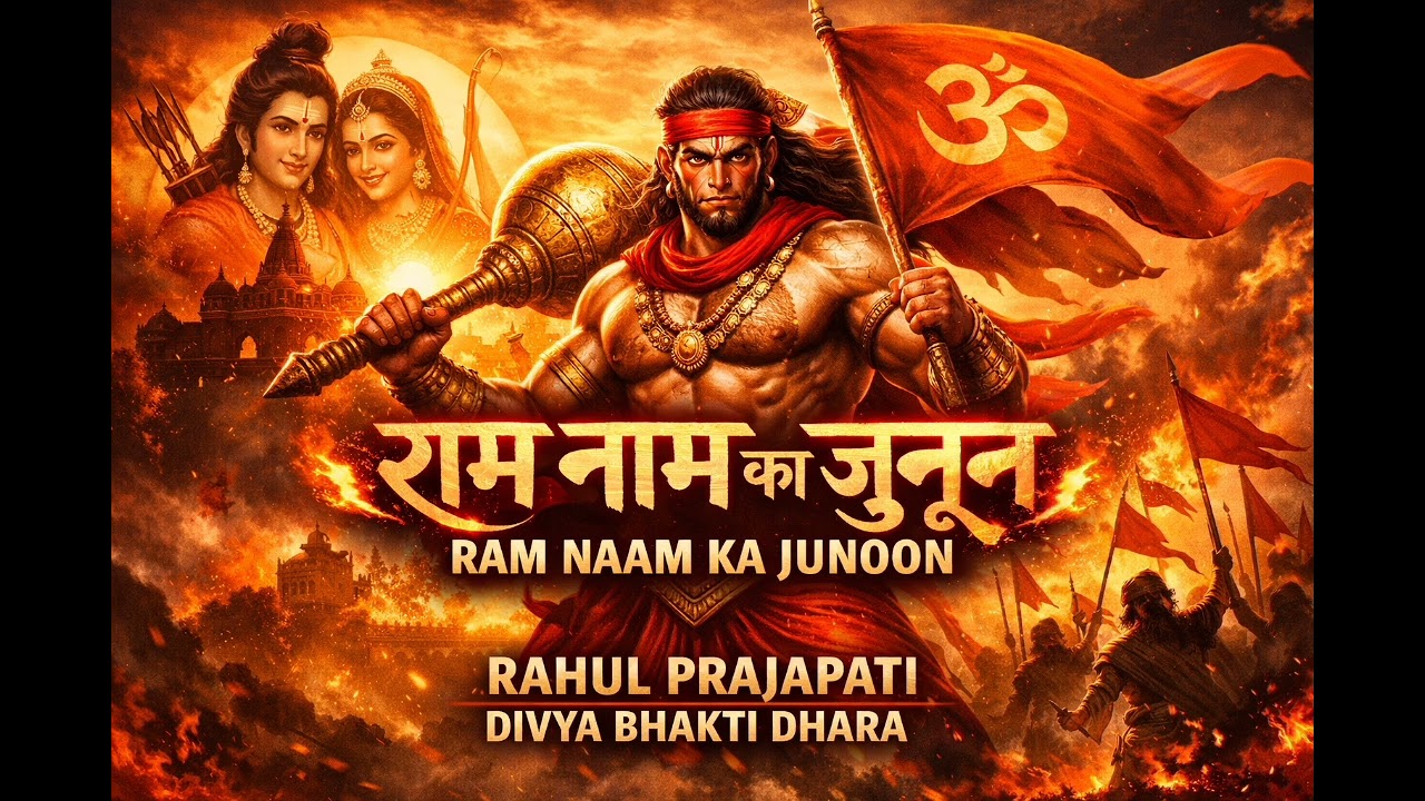 Ram Naam Ka Junoon 🔥 | Hanuman Ji Ka Powerful Bhajan | Jai Shri Ram | Rahul Prajapati