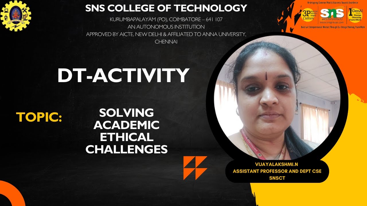 Solving Academic Ethical Challenges|PEHV|SNS Institutions