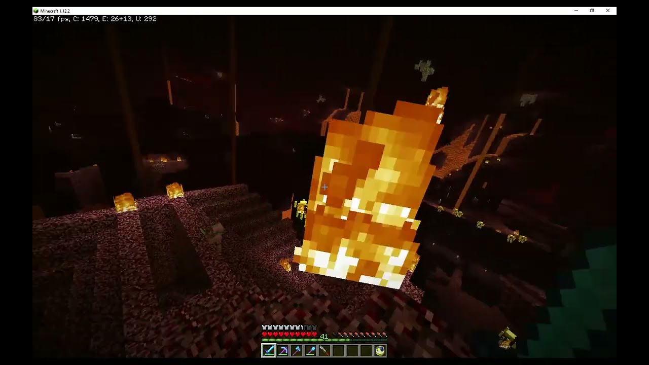 Going to the nether to scoop some Lava...