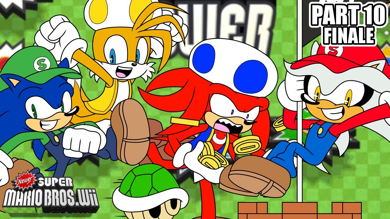 THE BONUS LAND! - Silver & Team Sonic Play Newer Super Mario Bros. Wii Part 10 (FINALE)