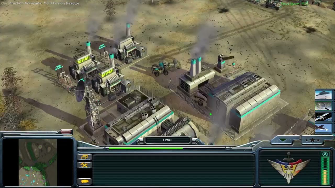 Air Force General vs Toxin General | Stage 1 | Challenge Mode (Hard) | C&C Zero Hour