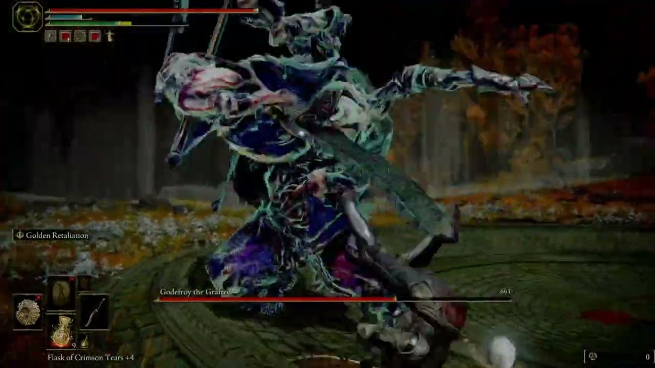 Godfrey the Grafted Boss Fight - Reward Godfrey Icon - Elden Ring