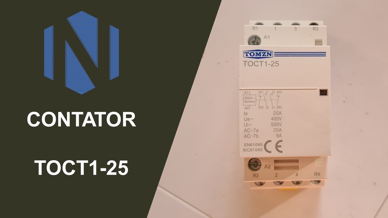 Contator TOCT1-25 - Projeto sistema fotovoltaico offgrid